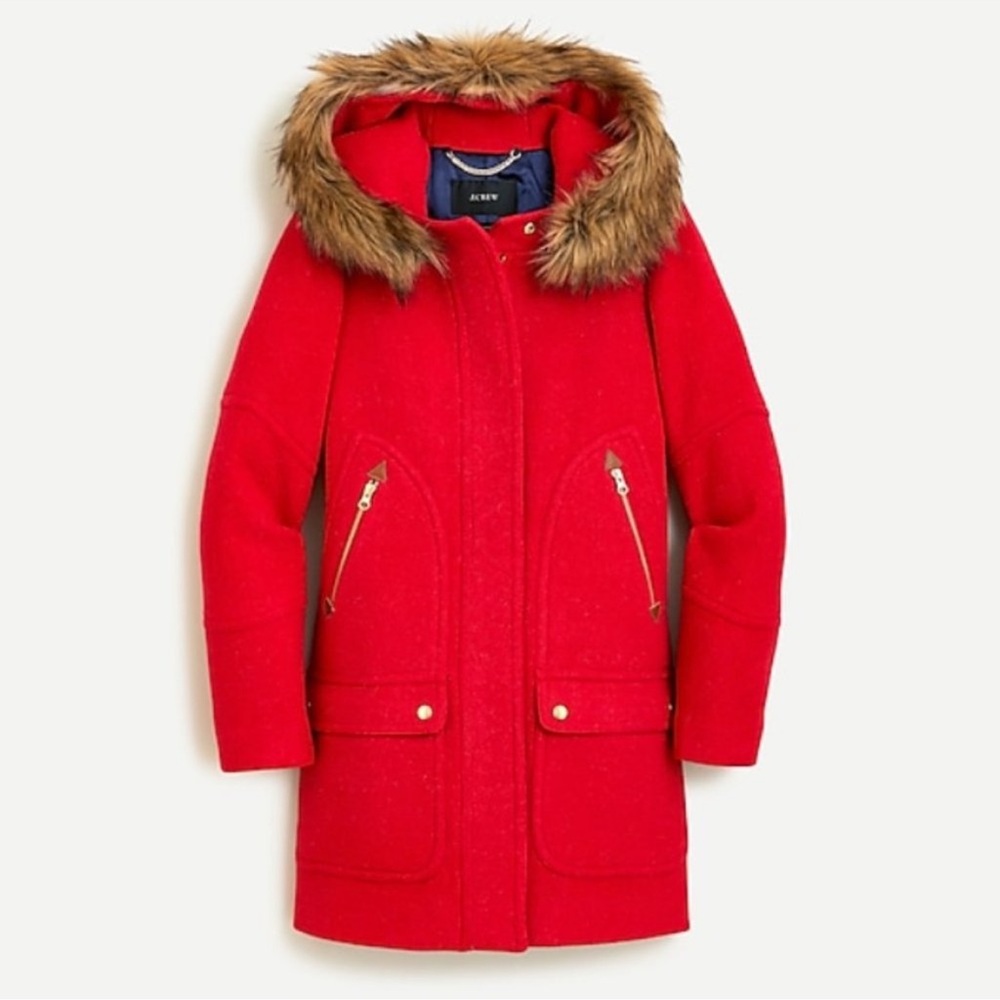 NWT 🏷️ J.crew Chateau WOOL coat ❤️